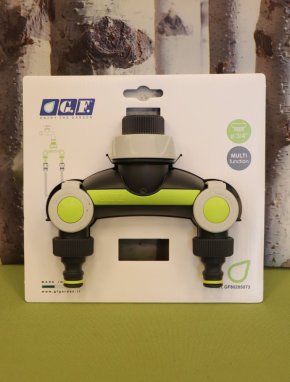 Hadicový konektor 3/4 se dvěma vývody, LIME Nelen pro zelen