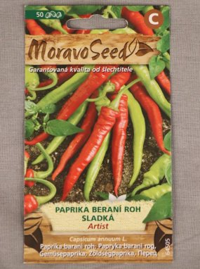 Paprika beraní roh Artist Capsicum annuum Astist Nelen pro zelen semínka