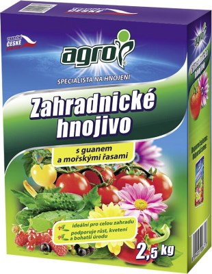 AGRO Zahradnické hnojivo 2,5 kg