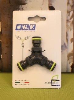 Konektor GF 3-cestný, LIME Nelen pro zelen Konektor GF 3-cestný, LIME Nelen pro zelen