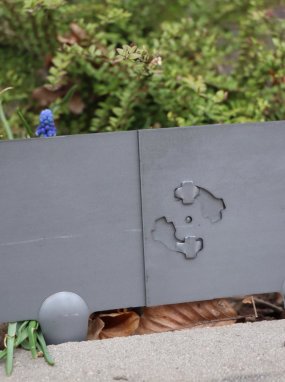 Kovový obrubník s hroty - Corten. ocel 10ks