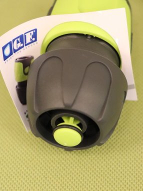 Hadicová rychlospojka "SOFT TOUCH" 3/4", aquastop, LIME
