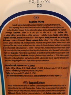 AGRO Kapalné železo 0,5L