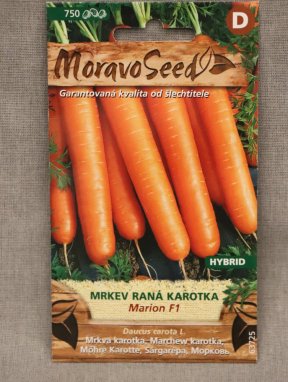 Mrkev obecná MARION F1 Nelen pro zelen Daucus carota MARION F1 rostlina