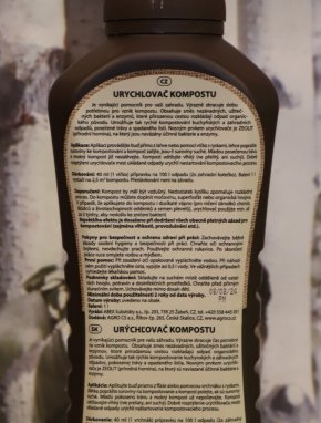 AGRO Urychlovač kompostu v láhvi 1L