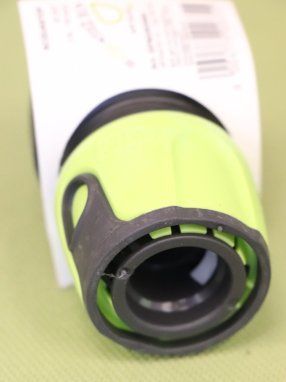 Hadicová rychlospojka "SOFT TOUCH" 3/4", aquastop, LIME